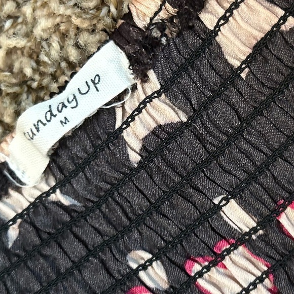 Sunday Multicolor Bohemian Long Sleeve Dress - Picture 3 of 4